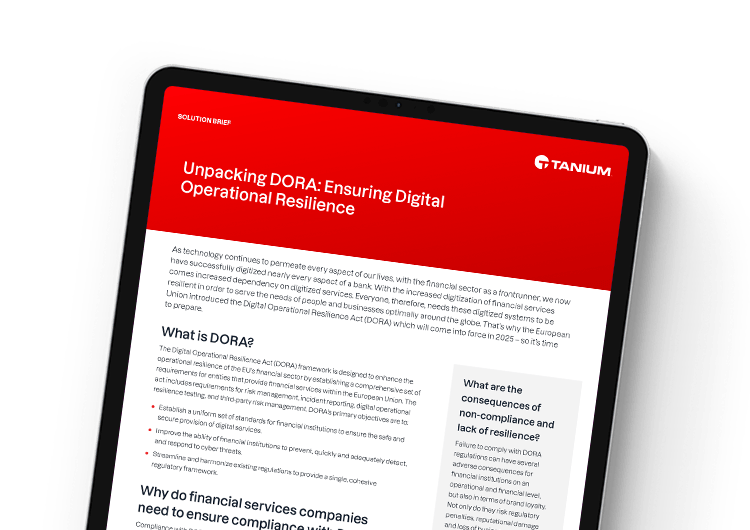 Mobile featured image. DORA solution brief