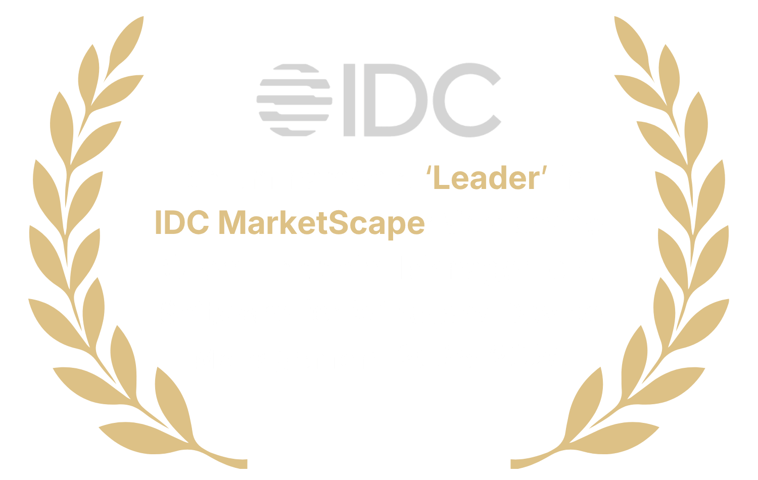 IDC認定ホワイトロゴ