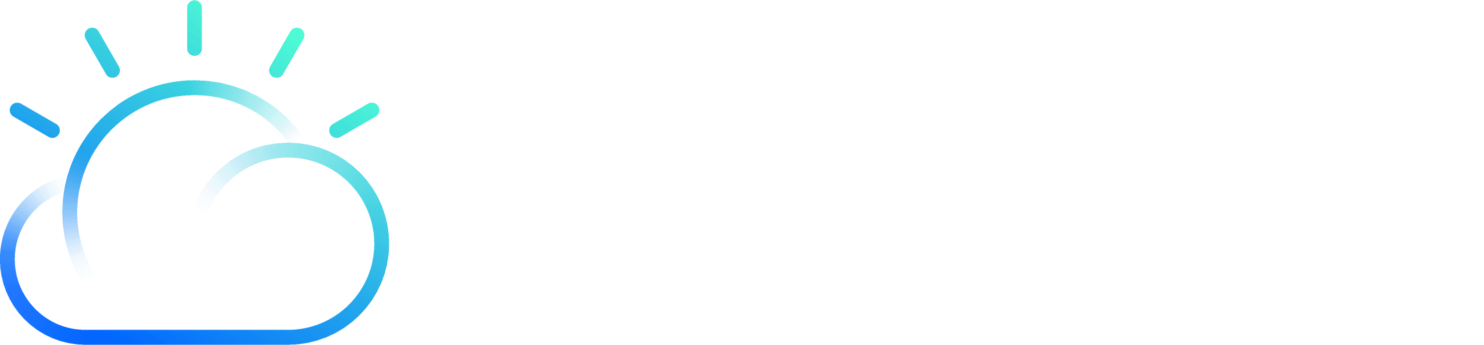 IBM クラウドのホワイトロゴ