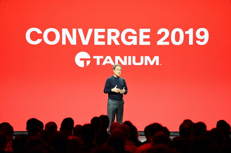CONVERGE 2019 Taniumカンファレンスのメインステージで講演を行うスピーカー