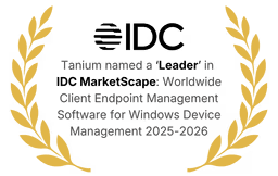 Tanium、IDC MarketScape: Worldwide クライアント エンドポイント Management ソフトウェア for Windows デバイス Management 2025-2026でリーダに選出
