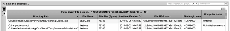 技術データが表示されたコード画面のスクリーンショット