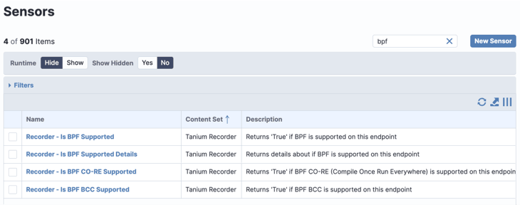 スクリーンショット:Threat Responseは、拡張バークレー・パケット・フィルター(eBPF)に対応するようになりました。これにより、Linuxカーネルを安全に利用できるようになります。