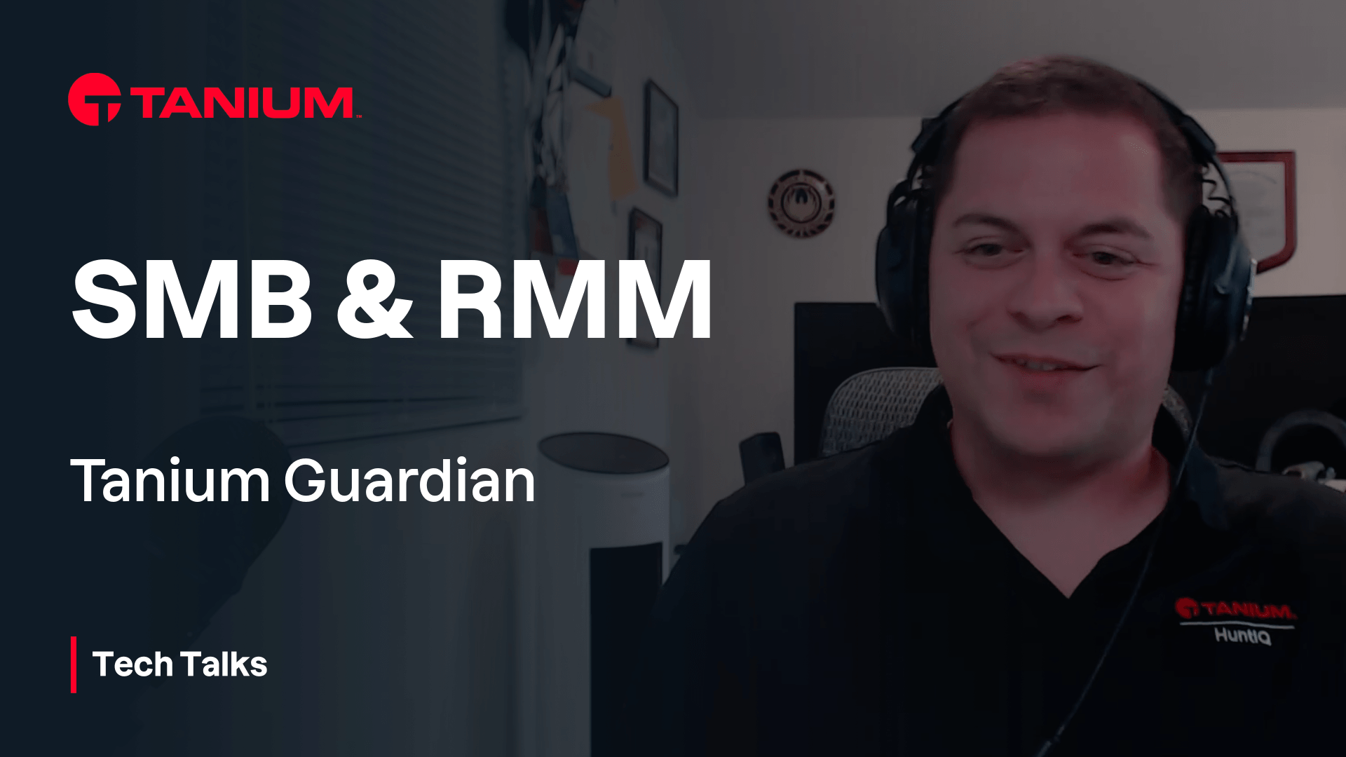 Tanium Guardian がリアルタイムリスクを可視化する方法:新しい SMB および RMM ダッシュボード解説 - Tanium Tech Talks #134 のビデオサムネイル