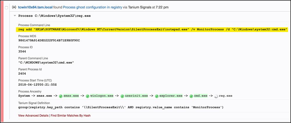 Tanium Signals による PowerShell の永続化メカニズムの検出
