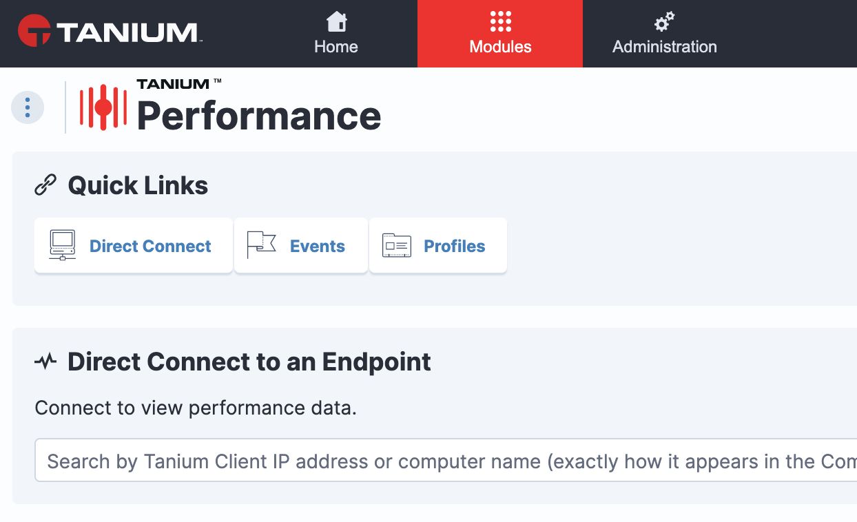 Tanium を使えば、あらゆるエンドポイントへの直接接続が簡単に行えます