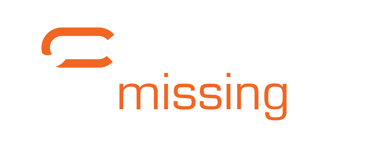Missing Linkロゴ ホワイト