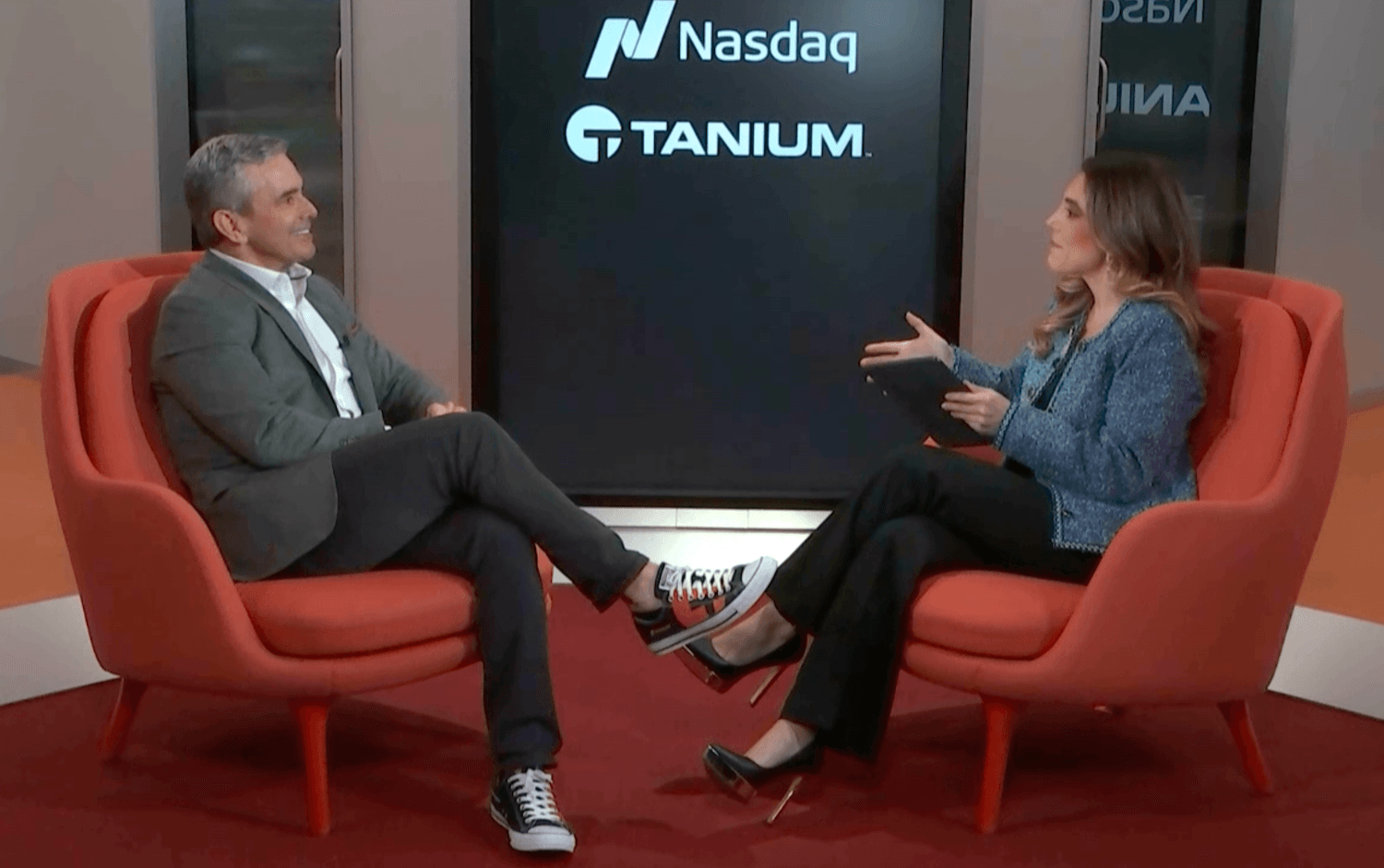 NASDAQの「Live from Marketsite」に出演したダン・ストリートマン氏の動画サムネイル