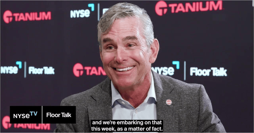 NYSE フロアトークにおけるダン・ストリートマンのインタビュー