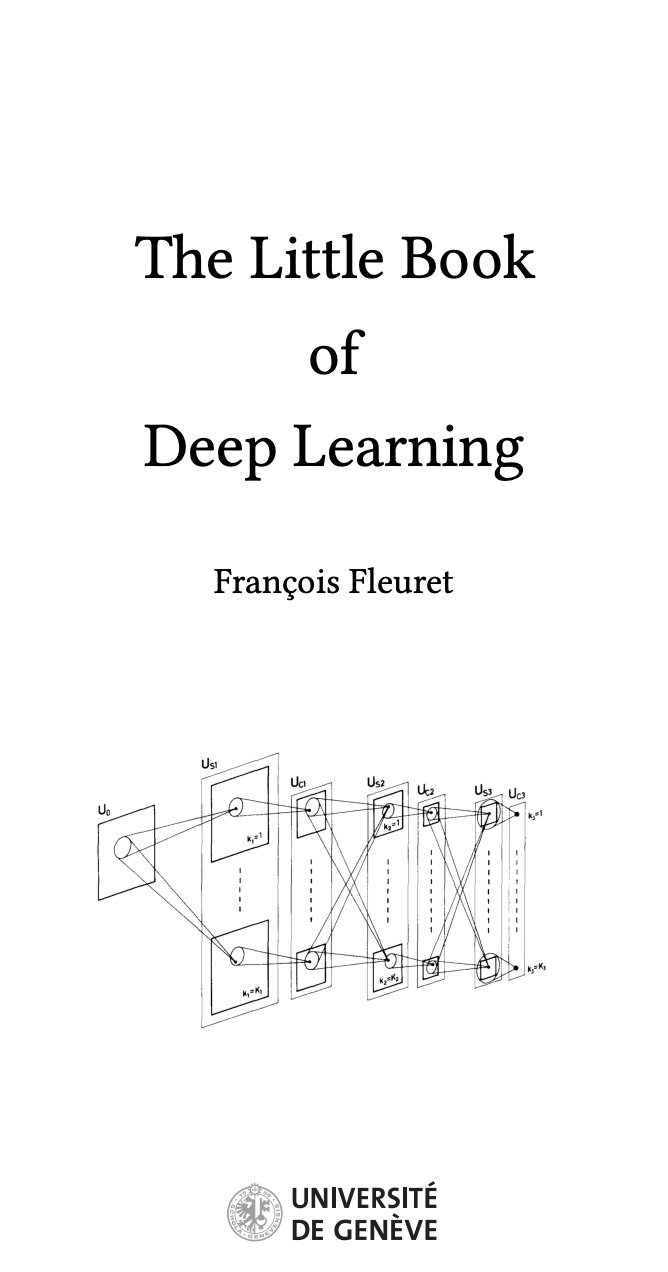 『The Little Book of Learning』の表紙には、互いに噛み合った正方形と円錐の図式が描かれています。