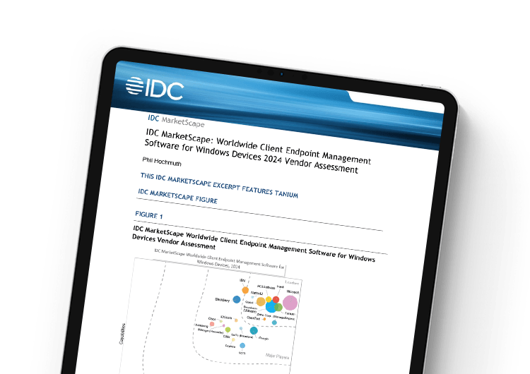 モバイル用画像:IDC MarketScape Endpoint Management 2024