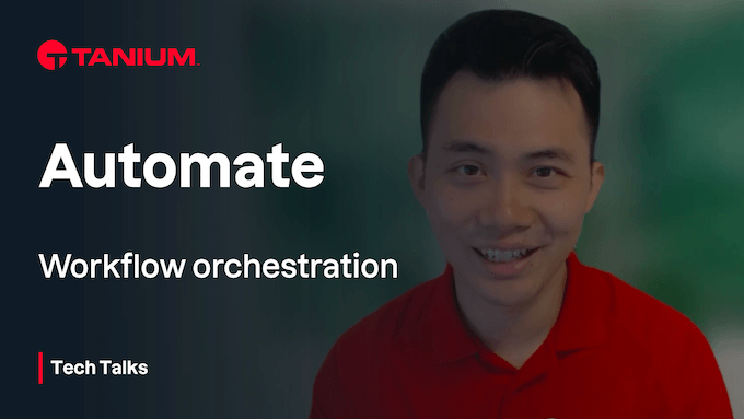 Tech talk 97 アイキャッチ画像 - tanium automate