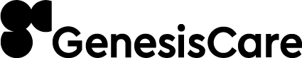 Black GenesisCare logo