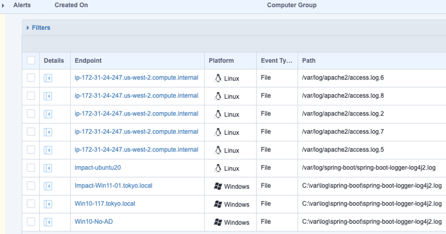 Tanium Threat ResponseによるApache Log4j脆弱性を狙った攻撃の